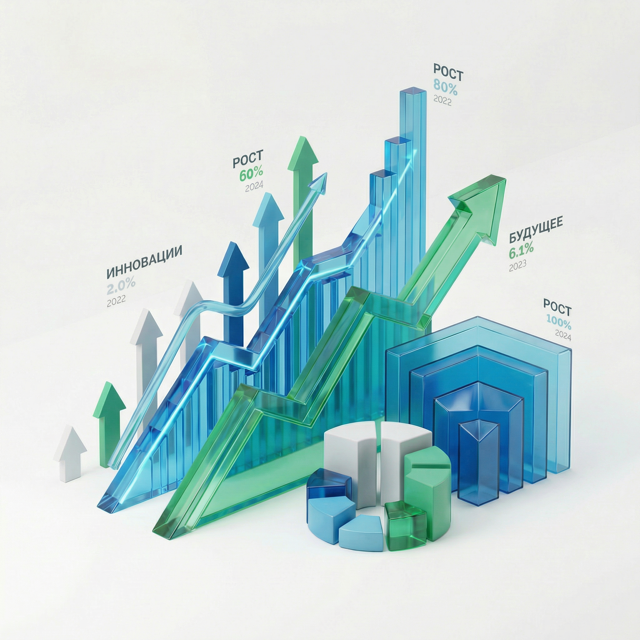 Business AI: Генерация объемной 3D-инфографики для финтех-отчетов
