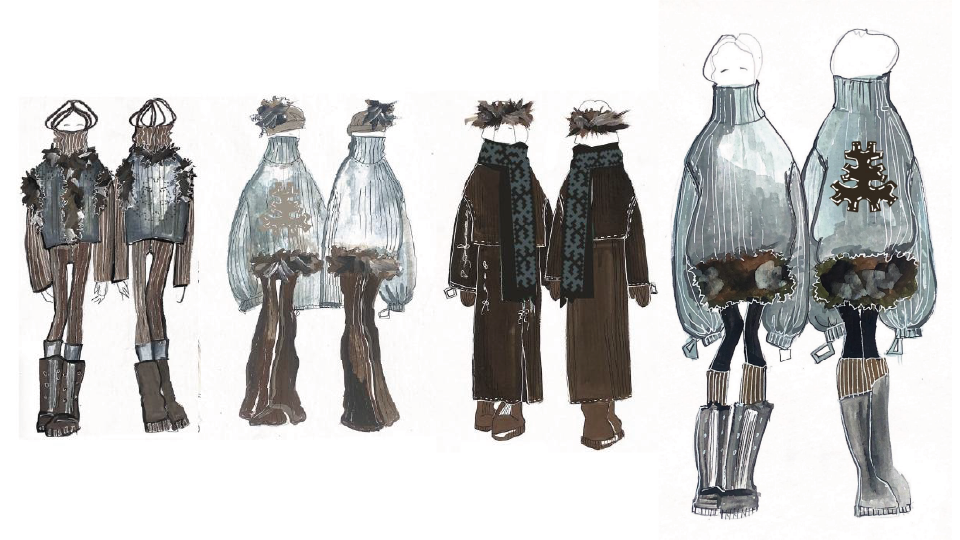 Fashion эскизы