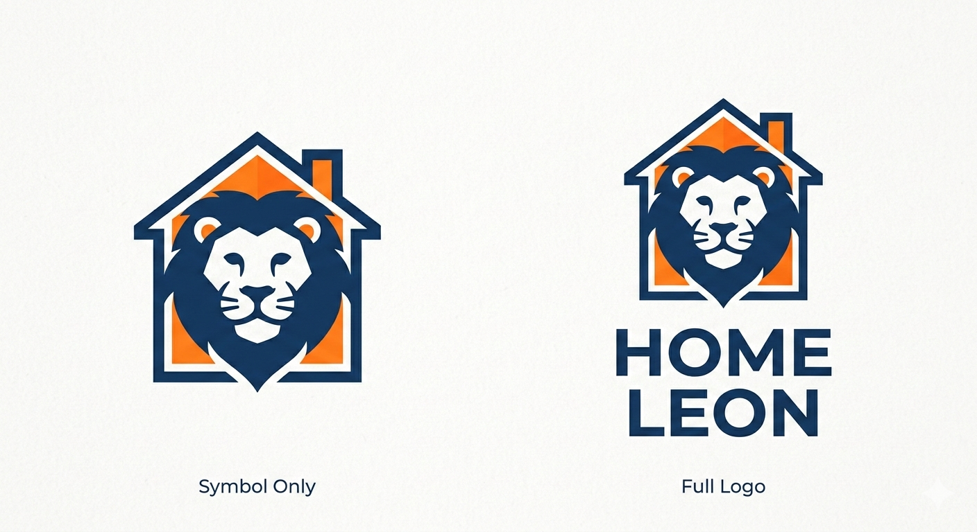 Логотип и фирменный стиль для оптовой компании Home Leon