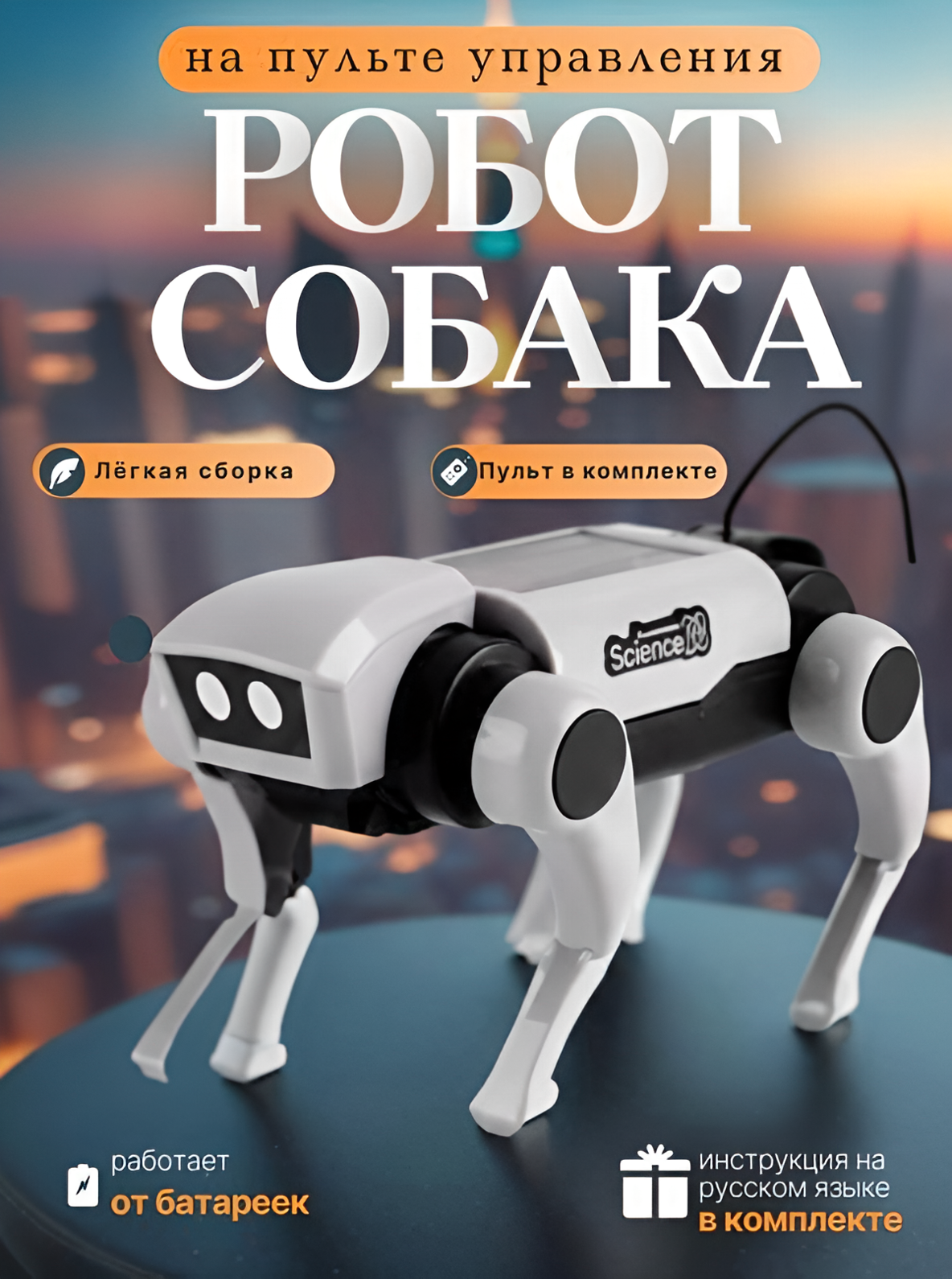 Инфографика для робота собаки