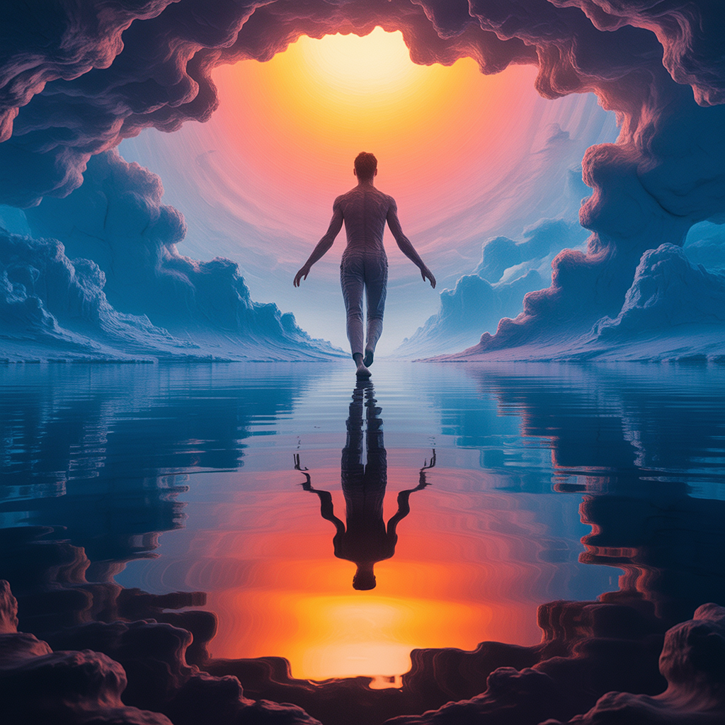 Концептуальная работа «Истина» из серии философских иллюстраций