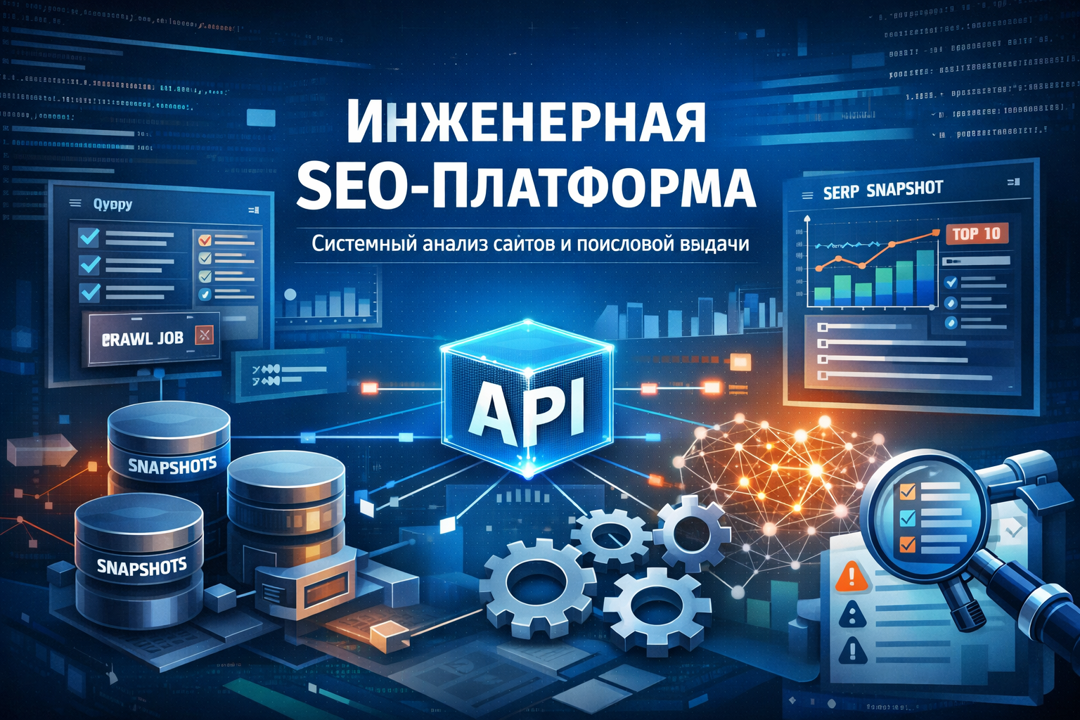 SEO-платформа для системного анализа сайтов и поисковой выдачи