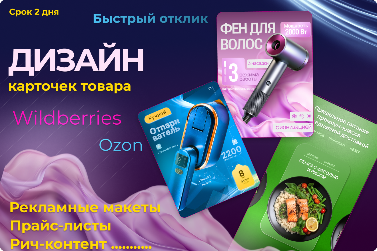 Дизайн карточек для магазина игрушек на Wildberries увеличил прибыль на 32%