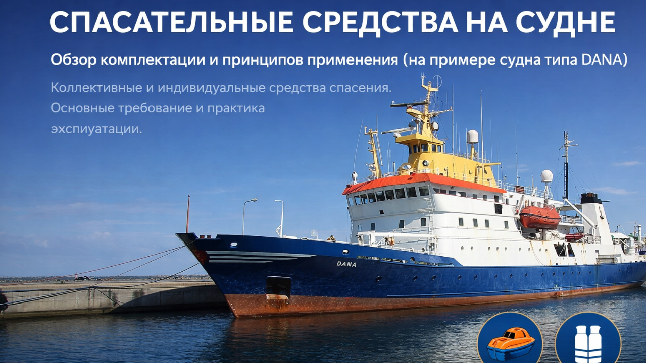 Презентация в PowerPoint по видам спасательных средств на судне