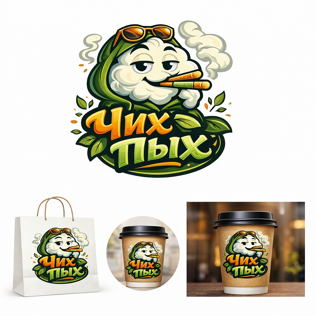 Создала карточки для товаров и логотипы для разных компаний