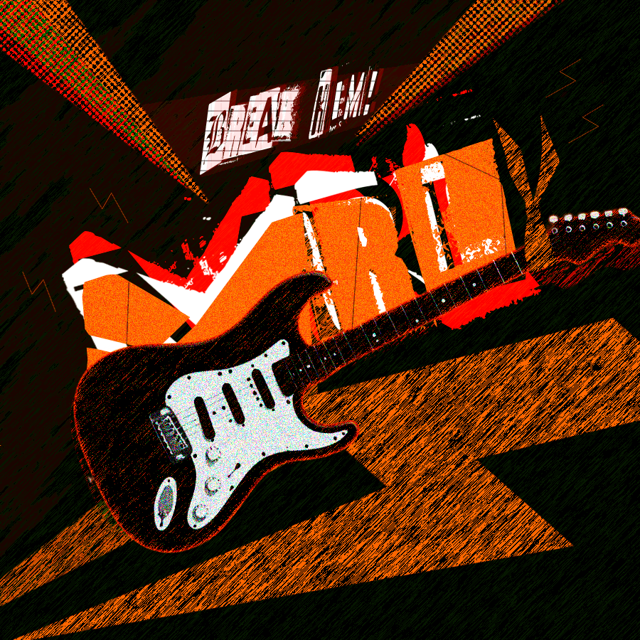 Веб приложение музыкальное в панковом стиле