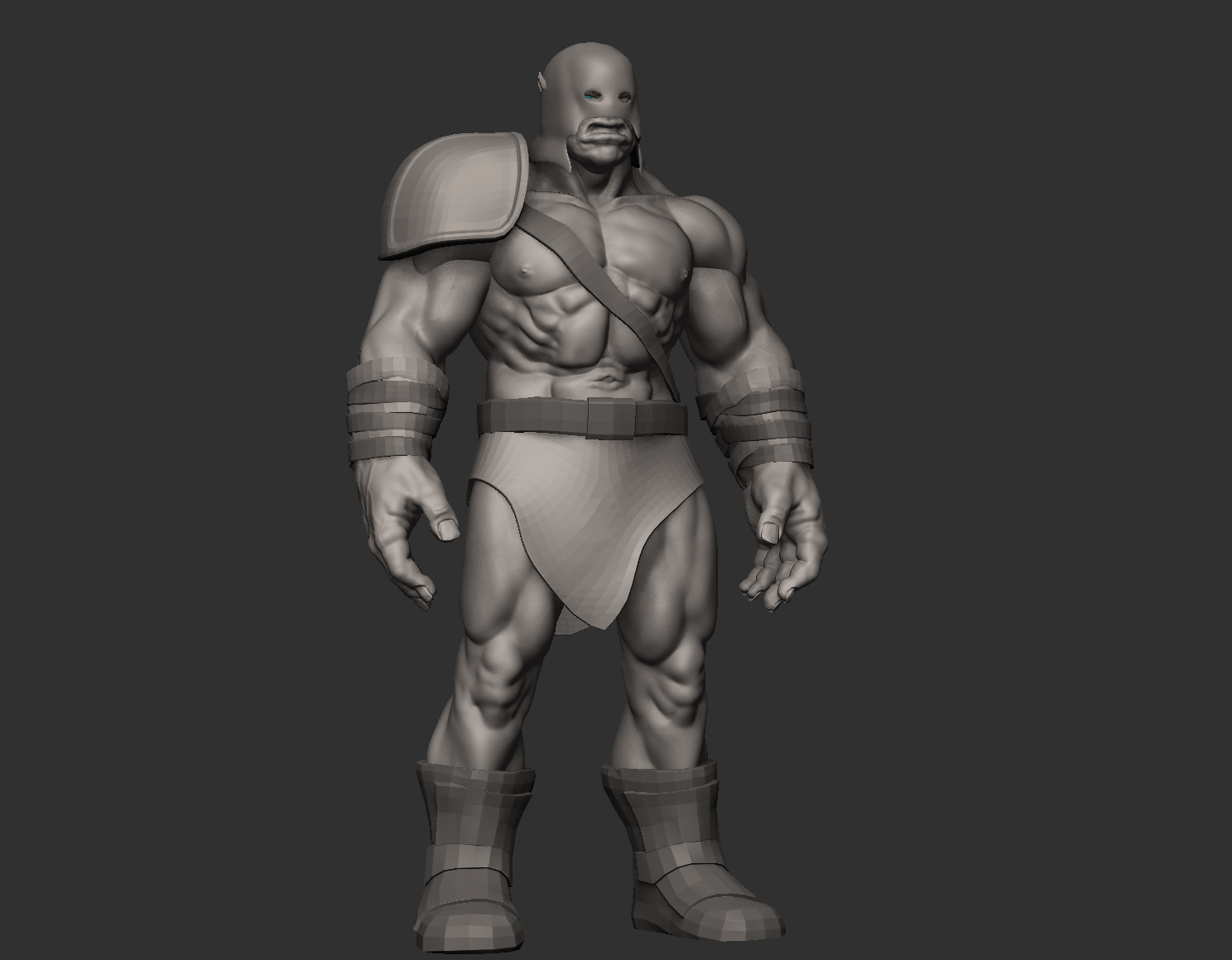 Орк в Zbrush