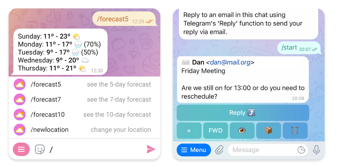 Telegram-��� ��� ������������� ��������� ������ � ���������� � CRM
