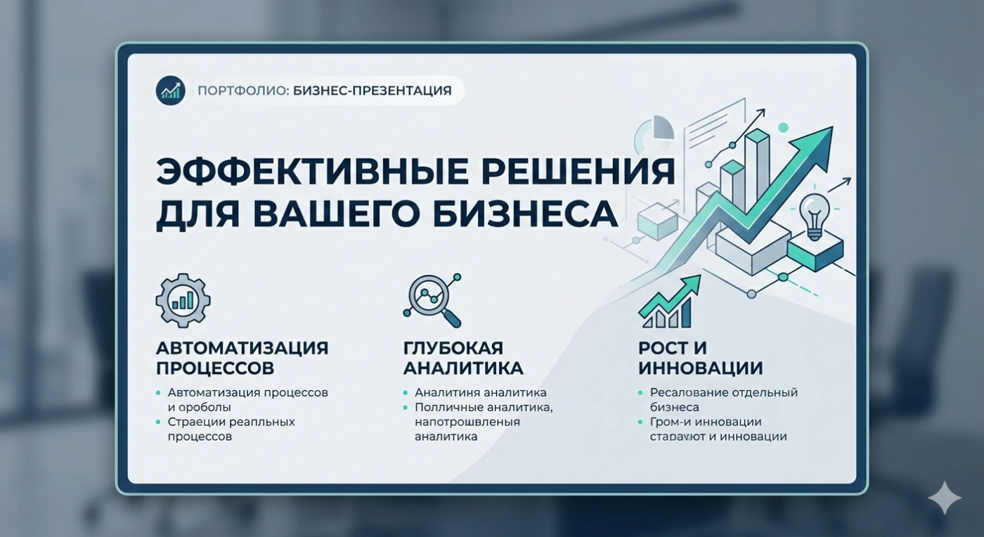 Создание бизнес-презентаций под ключ