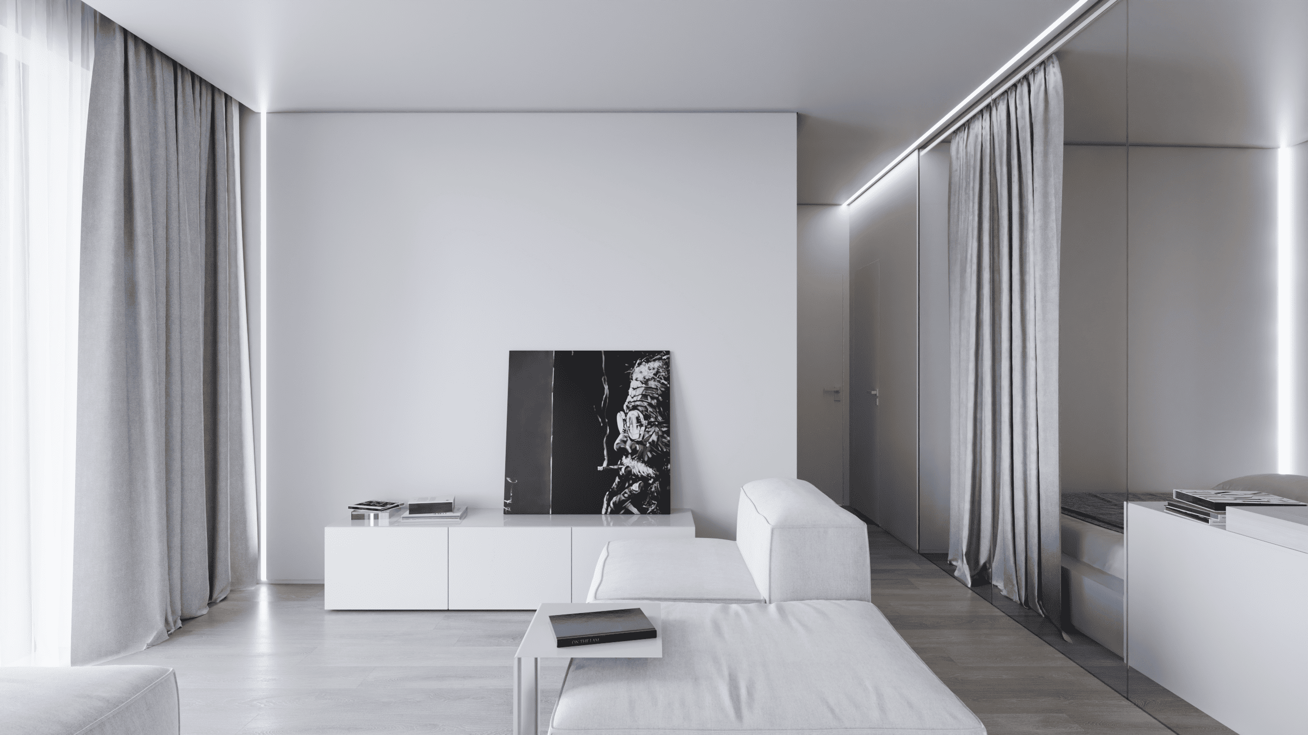 Визуализация существующей квартиры 67 м2