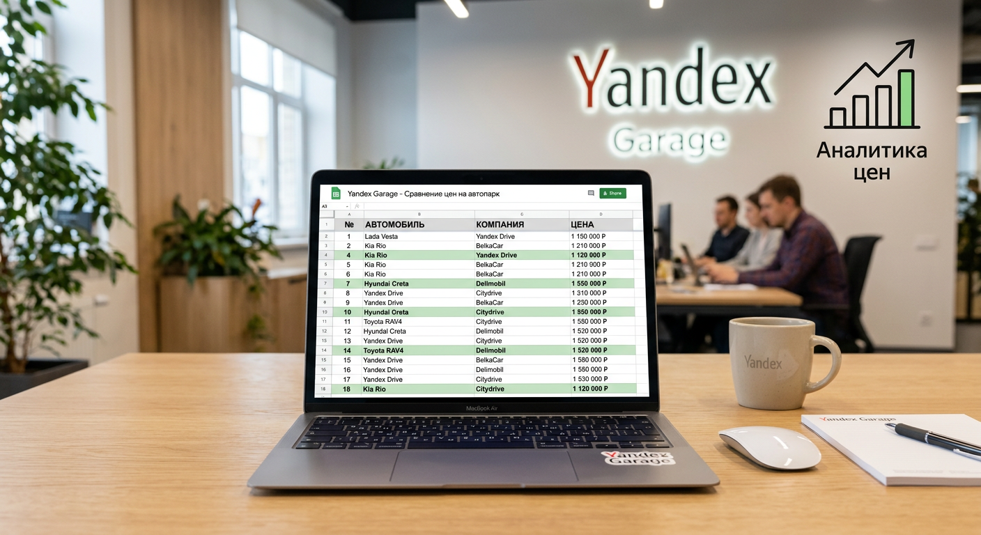 Yandex Garage Competitor Monitor: Парсер для анализа рынка аренды автомобилей
