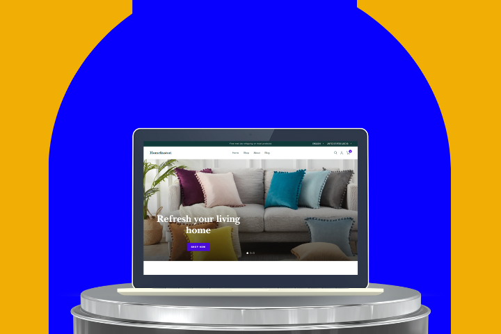 Сайт интернет-магазин для дома на Shopify