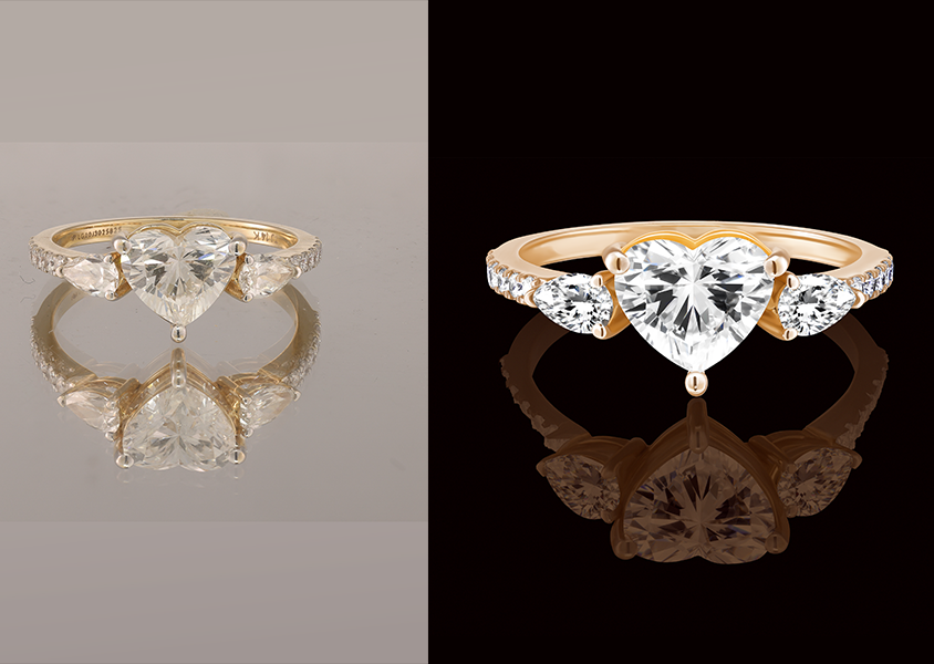 Ретушь ювелирных изделий. Работа с металлом, камнями.