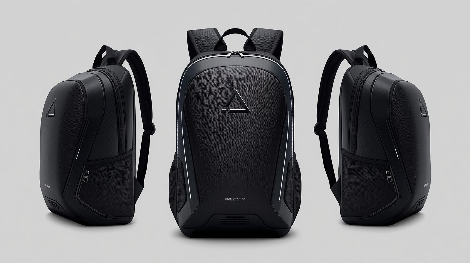 Рюкзак будущего, выглядит очень стильно и модно, логотип воплоща