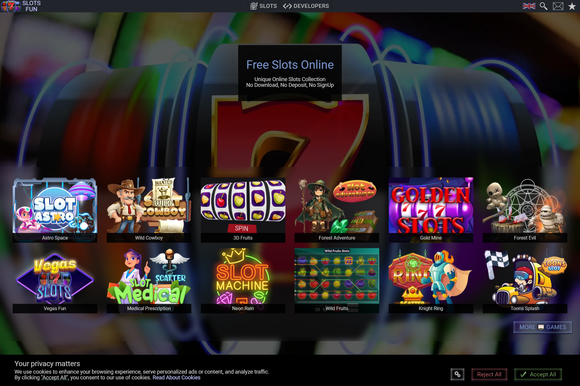 Каталог слотов - разные HTML5 игры в слоты, написанные на TypeScript, Vue.js, React, Canvas, PixiJS, Three.js