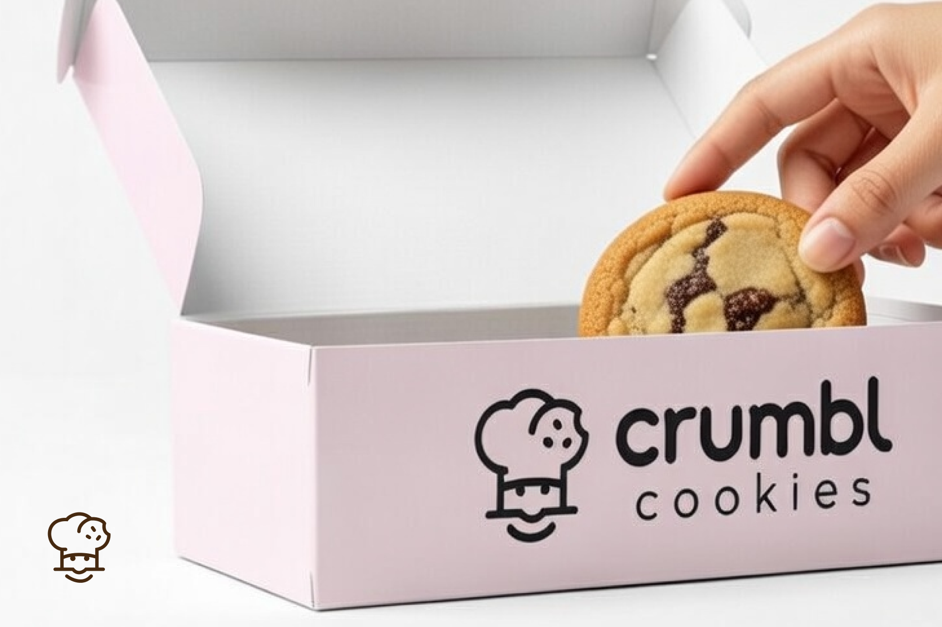 Crumbles Cookies - личный дизайн-проект лендинга