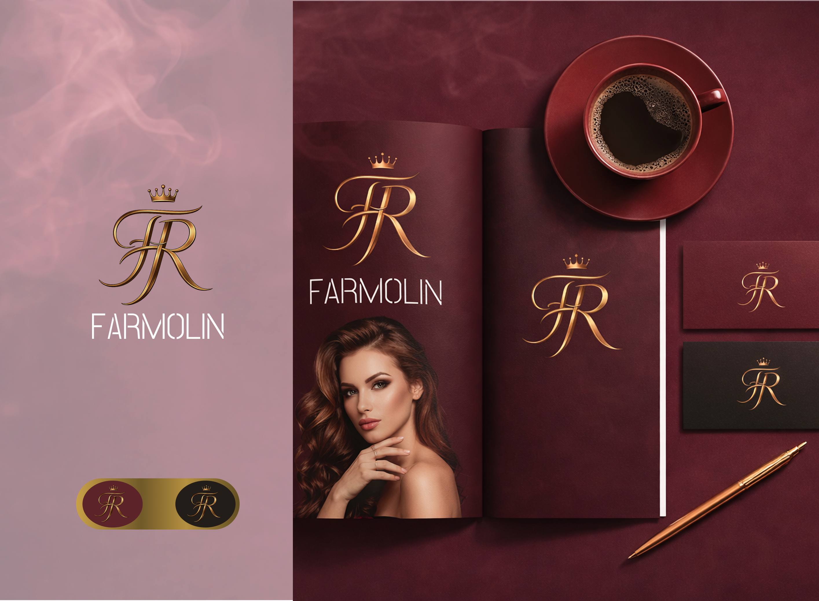 Разработка дизайн фирменного стиля для Farmolin