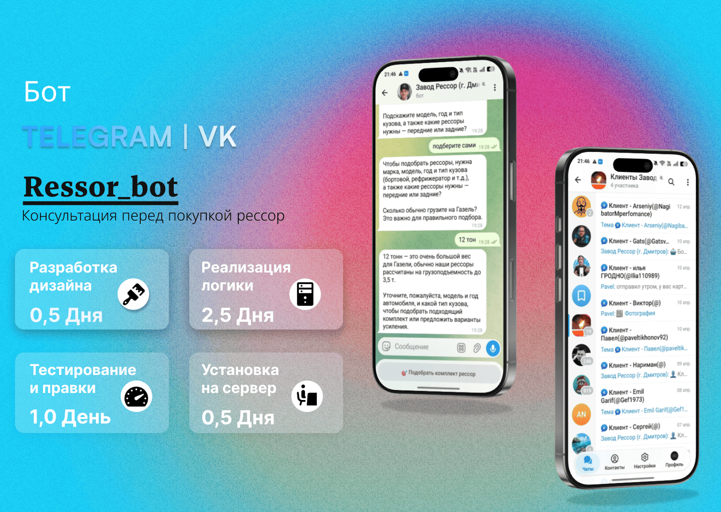 Чат бот для первичной обработки клиентов