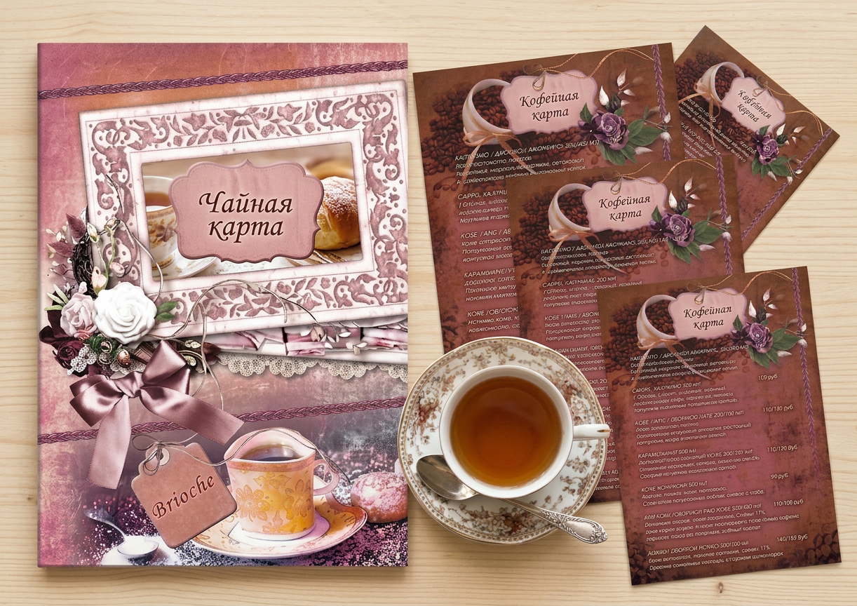 Чайная  и кофейная карты