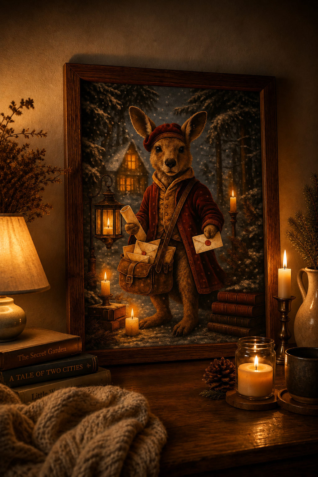 Cozy Storybook Wall Art Presentation