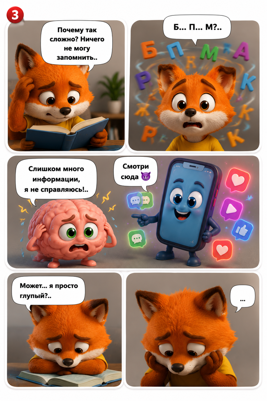 Комикс для Школы дополнительного образования