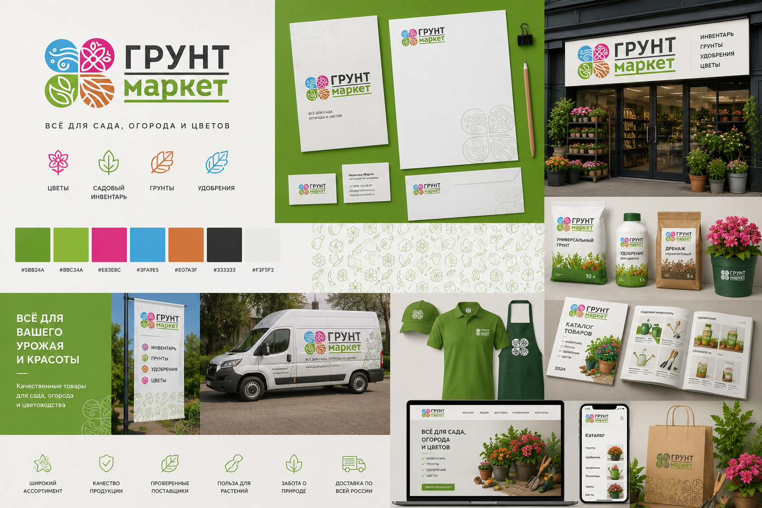 Разработка логотипа Грунт Маркет
