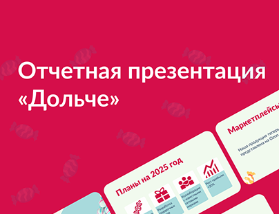 Отчётная презентация для «Дольче»