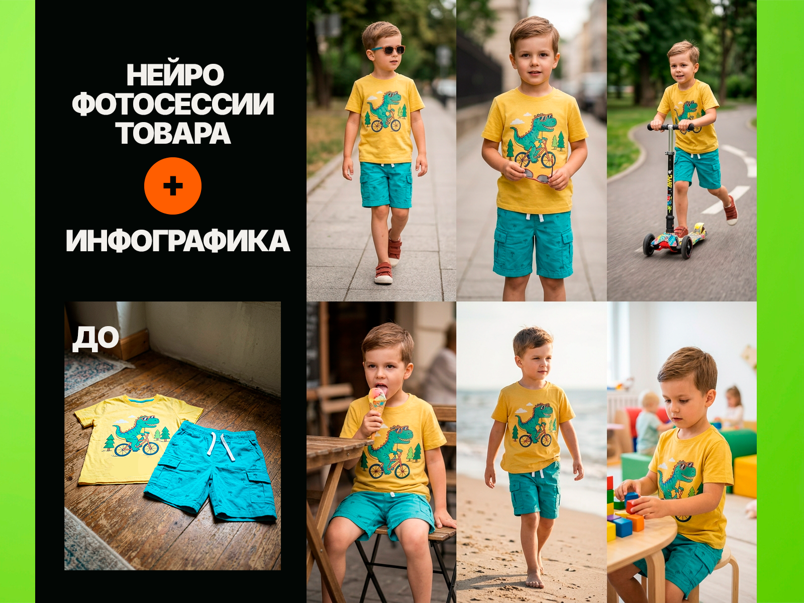 Нейрофотосессия ии фотосессия инфографика