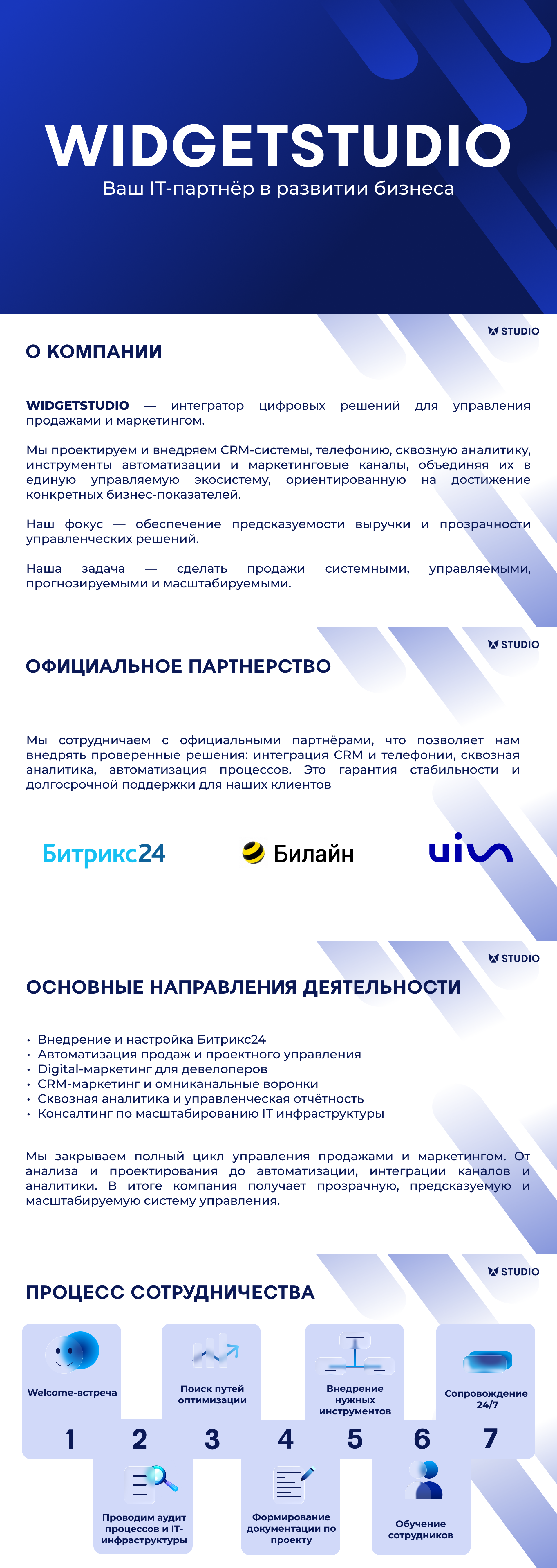 Создание экспертных презентаций для внутренних и внешних целей компании