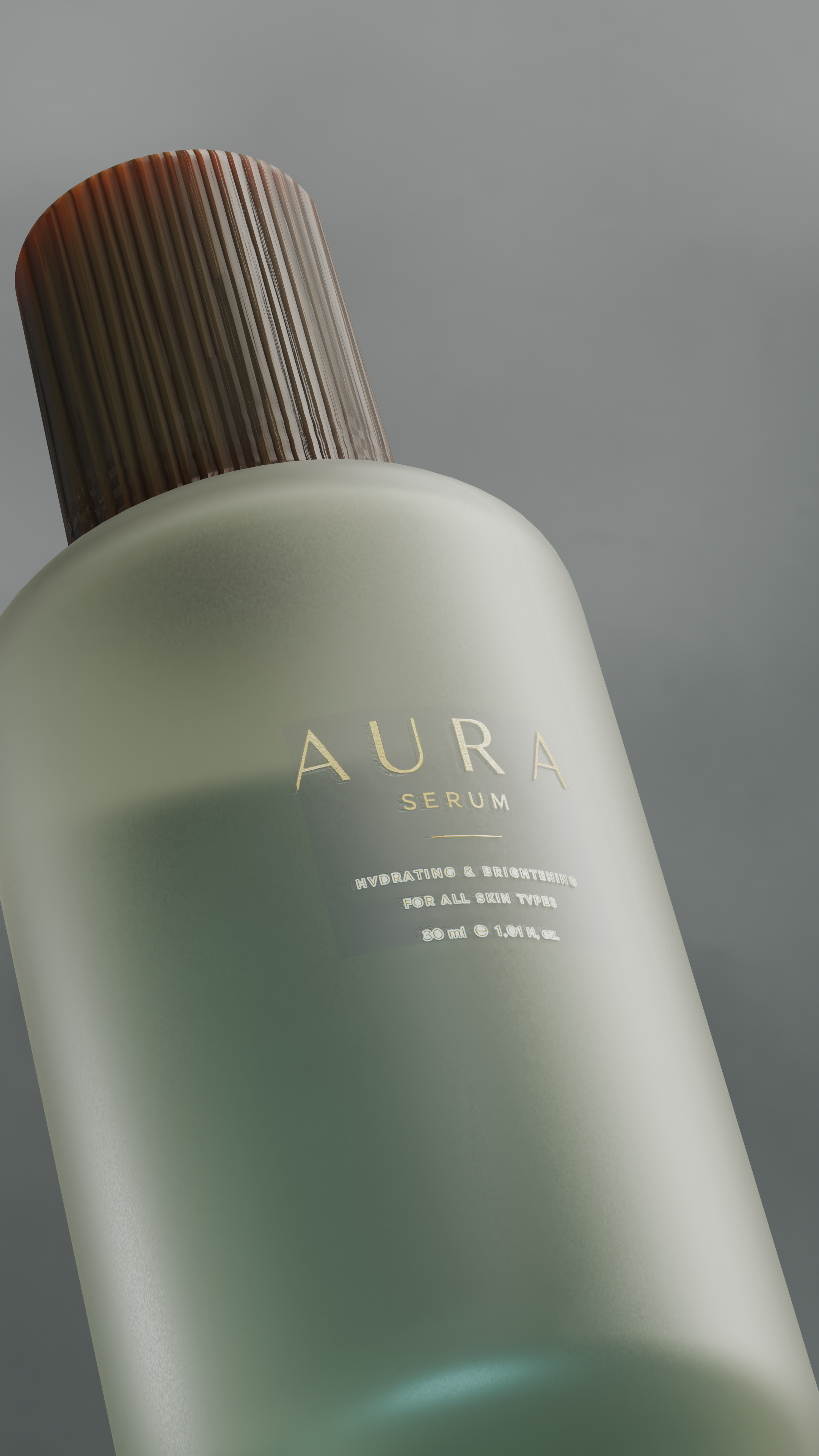 Aura Serum — визуализация косметического продукта