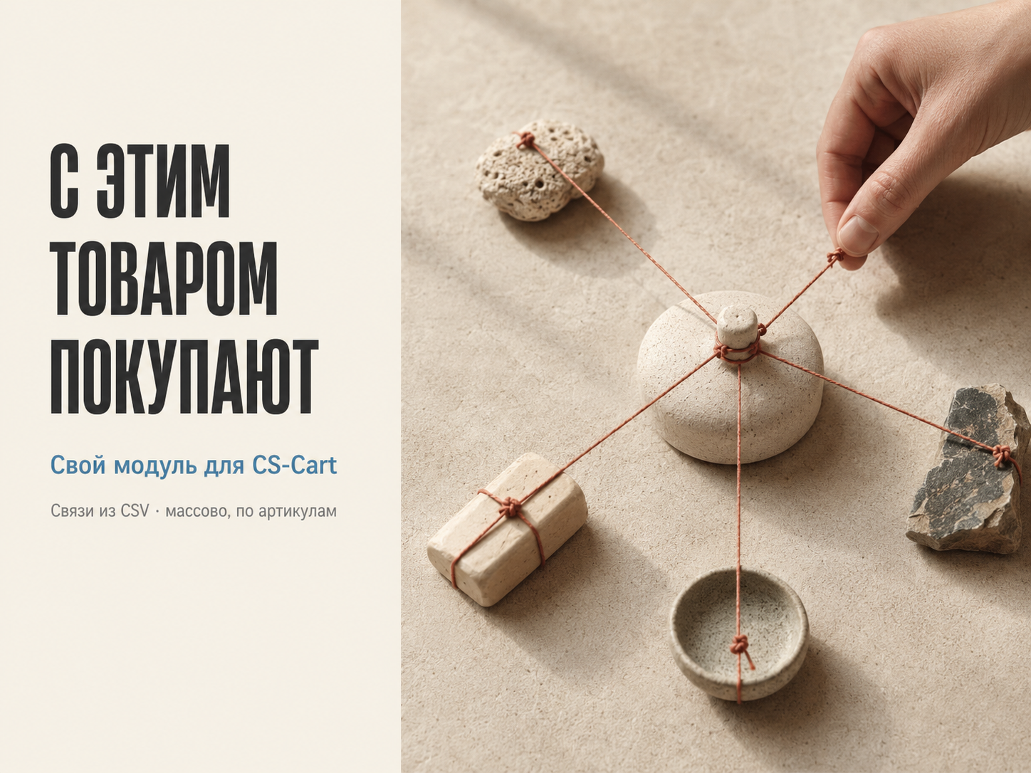 Кастомный модуль рекомендаций для CS-Cart: блок «С этим товаром покупают» с массовой загрузкой связей из CSV