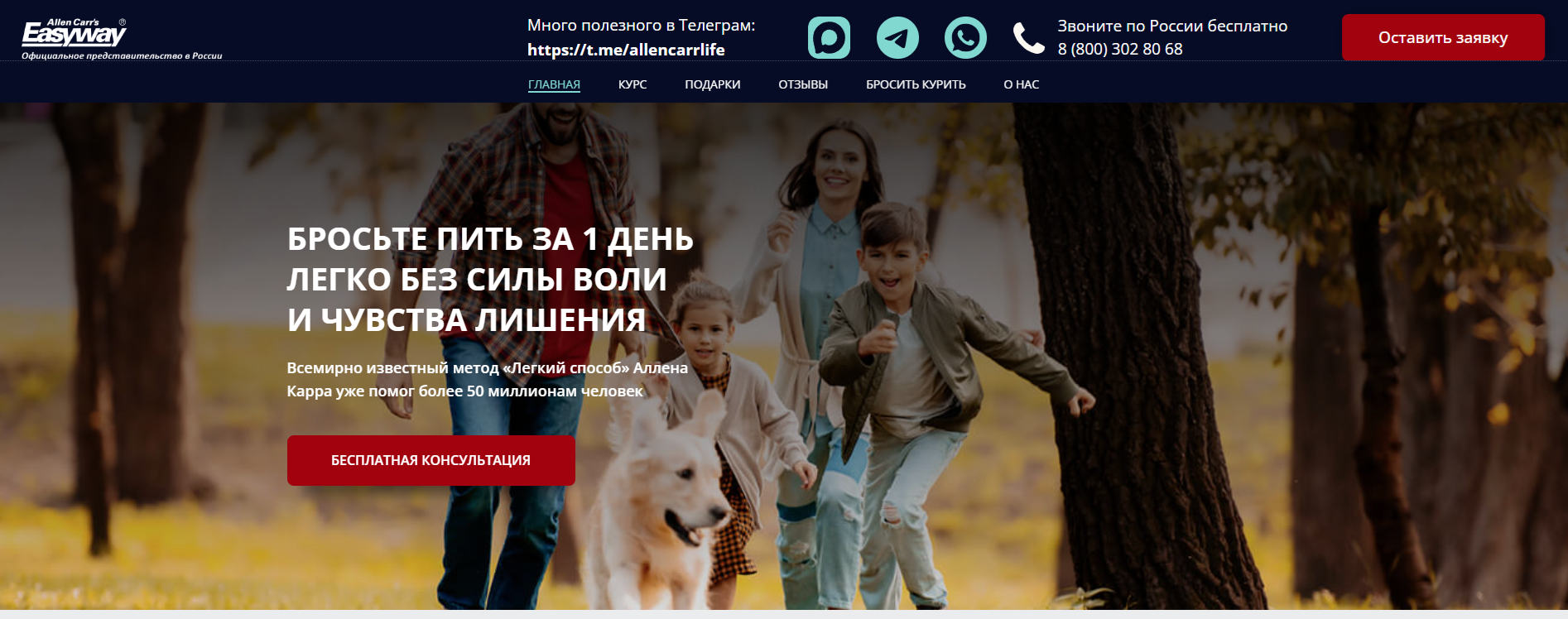 Внедрение amoCRM и автоматизация обработки заявок для проекта Аллена Карра