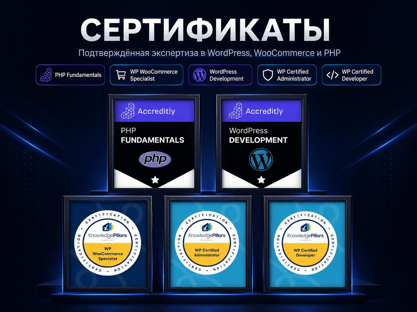 ������������� WordPress-������������ ����� ����������� KnowledgePillars � Accreditly