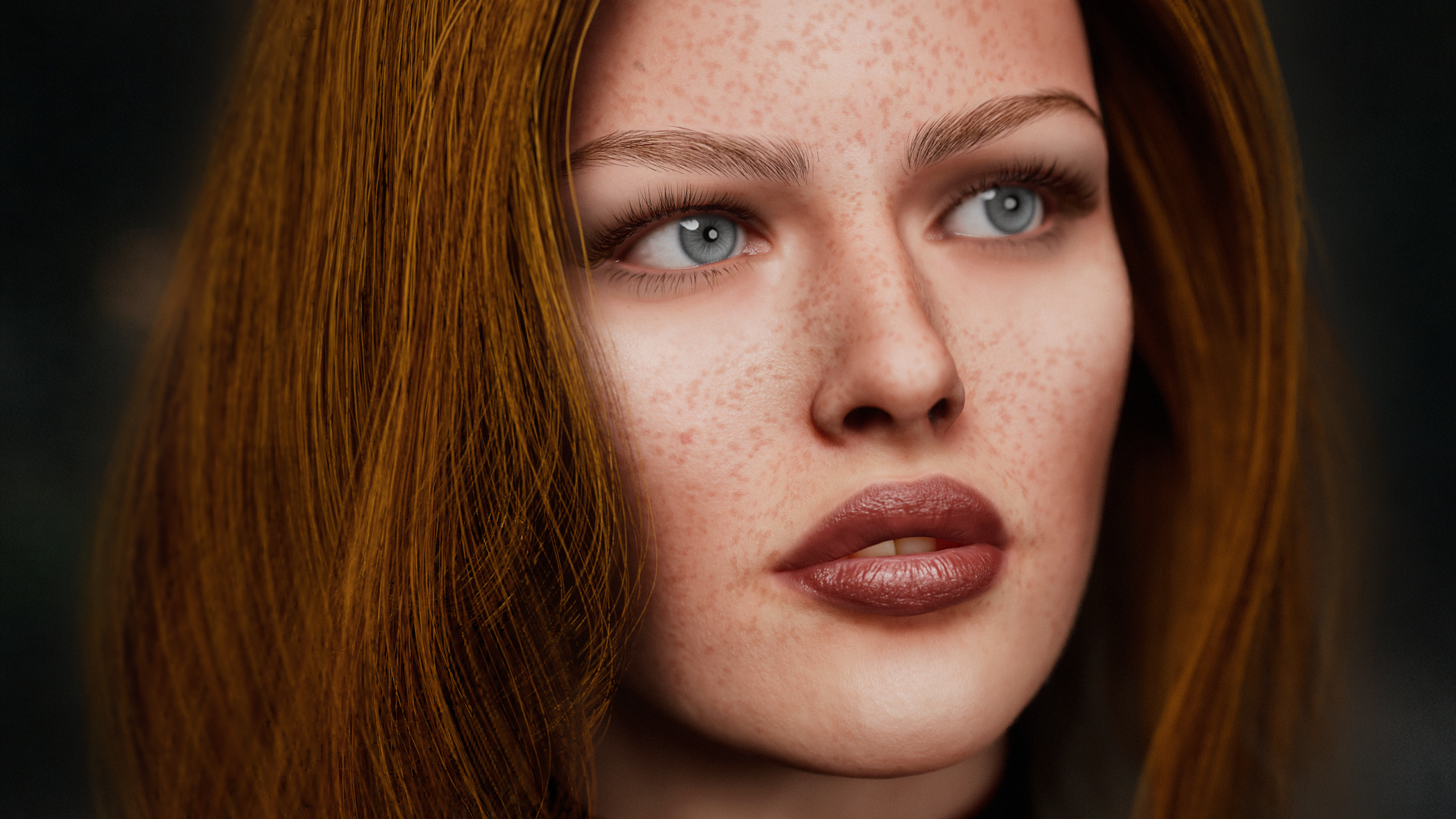 Redhead Portrait | MetaHuman