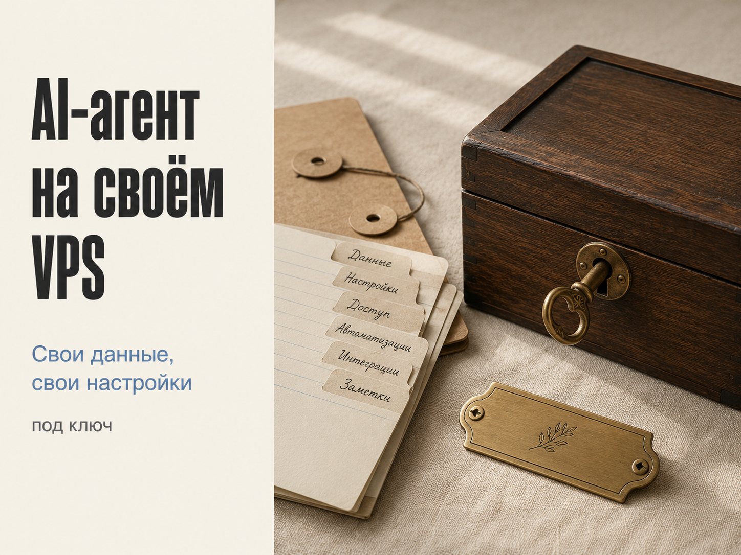 Персональный AI-агент на своём VPS под ключ: мультиагентная система в Telegram, свои данные и интеграции без SaaS-подписки