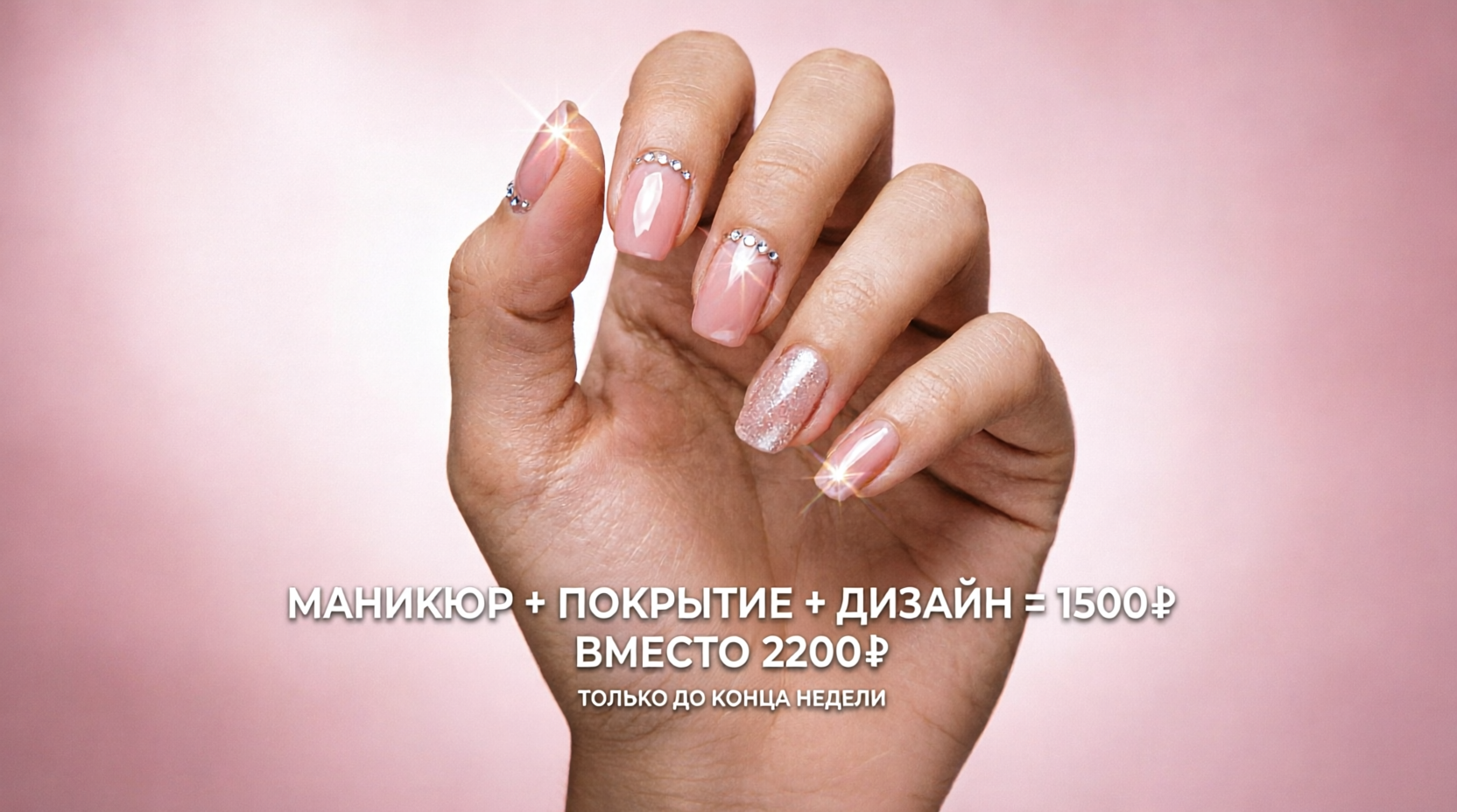 Продающий пост в ВК для мастера маникюра
