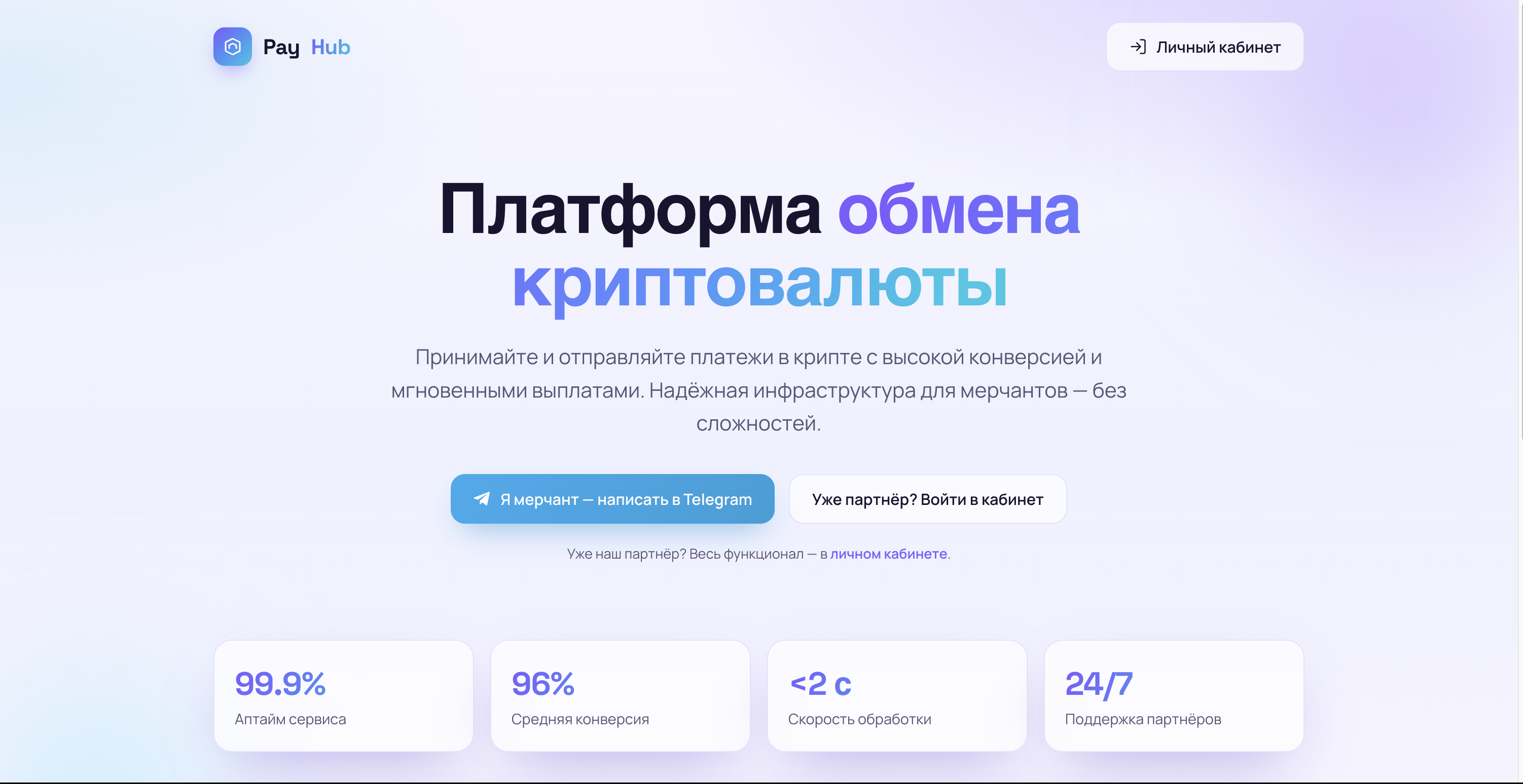 PayHub — P2P-криптобиржа с многоролевой системой для безопасного обмена фиат-криптовалют с автоматизацией подтверждения сделок через ИИ и Telegram-бот.