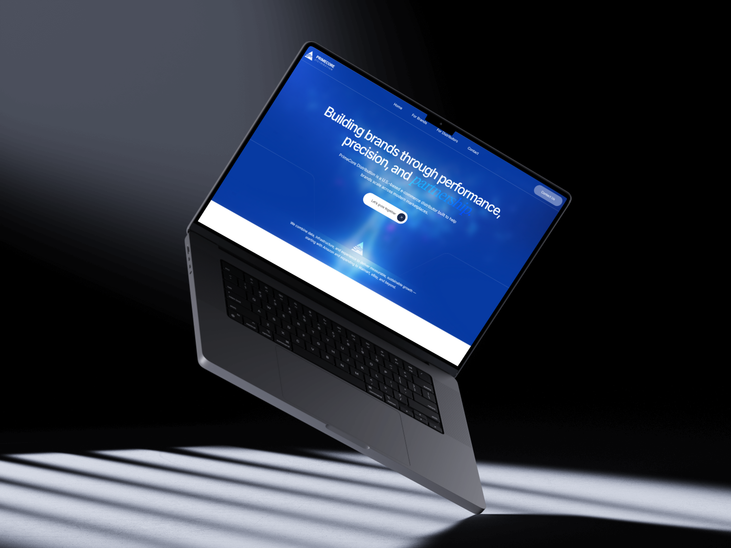 Корпоративный сайт для международной строительной компании Primecore Distribution