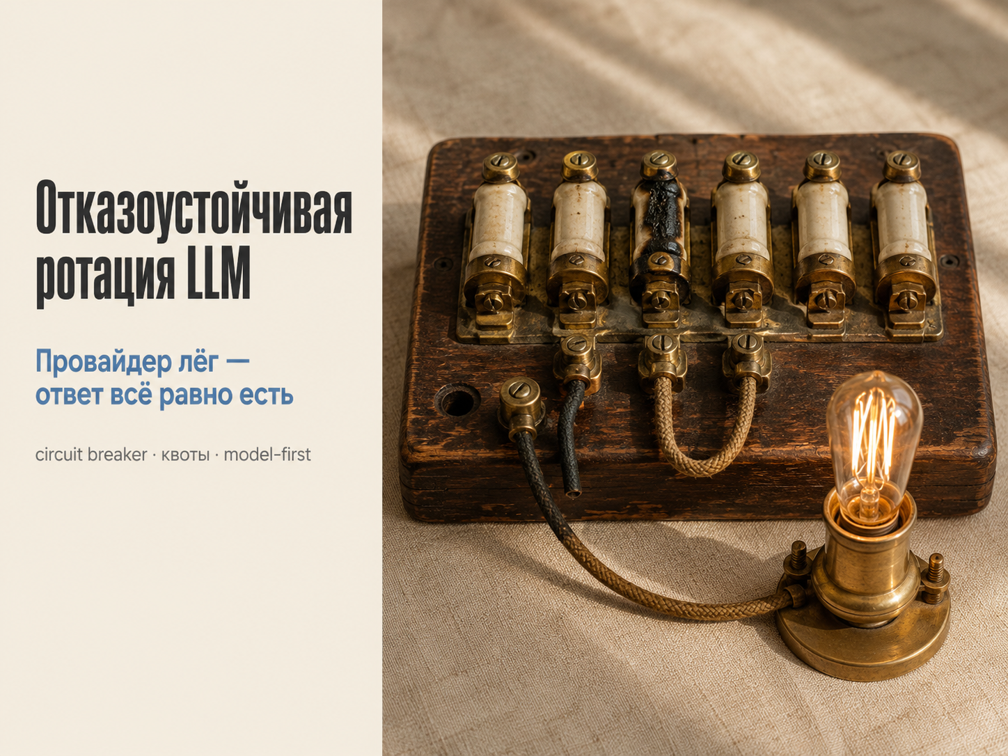 Python-библиотека llm-rotator: отказоустойчивая ротация LLM-провайдеров (circuit breaker, квоты, model-first routing)