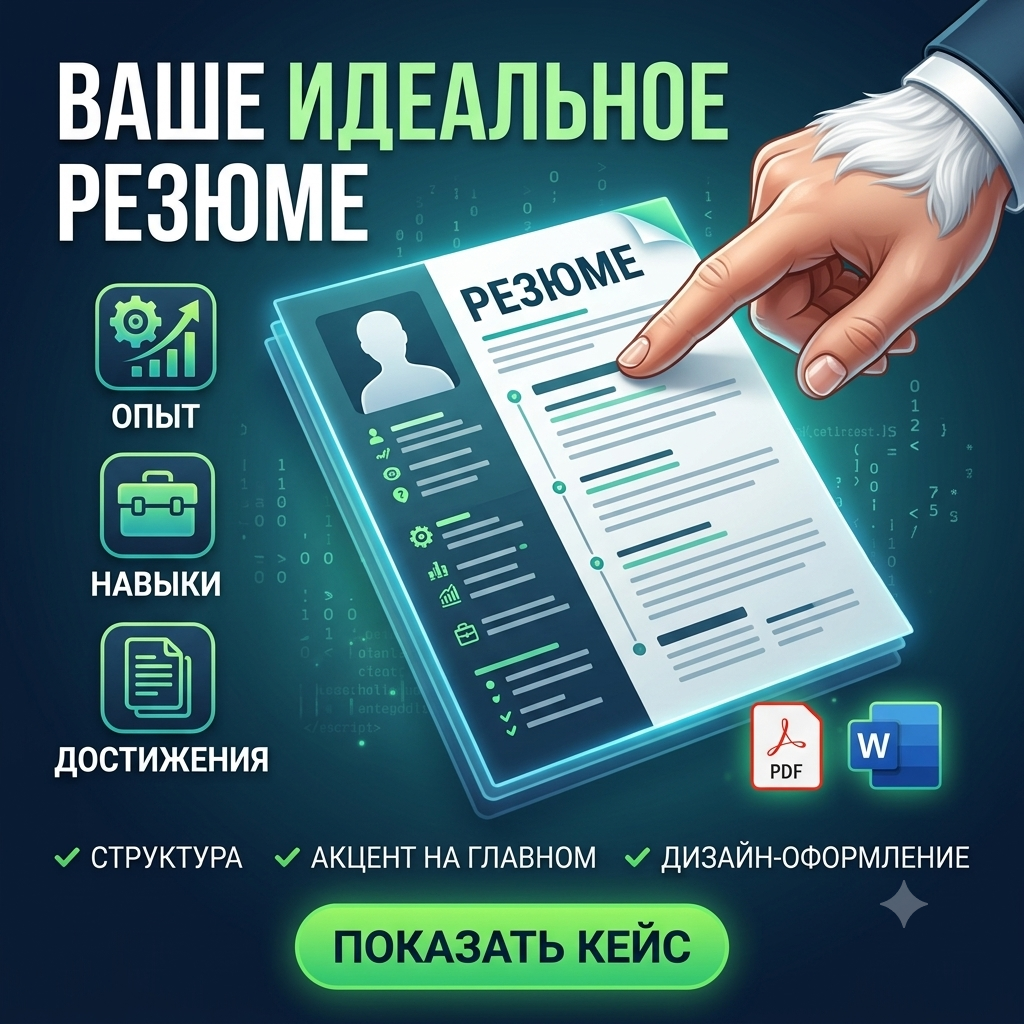 Резюме для репетитора по английскому