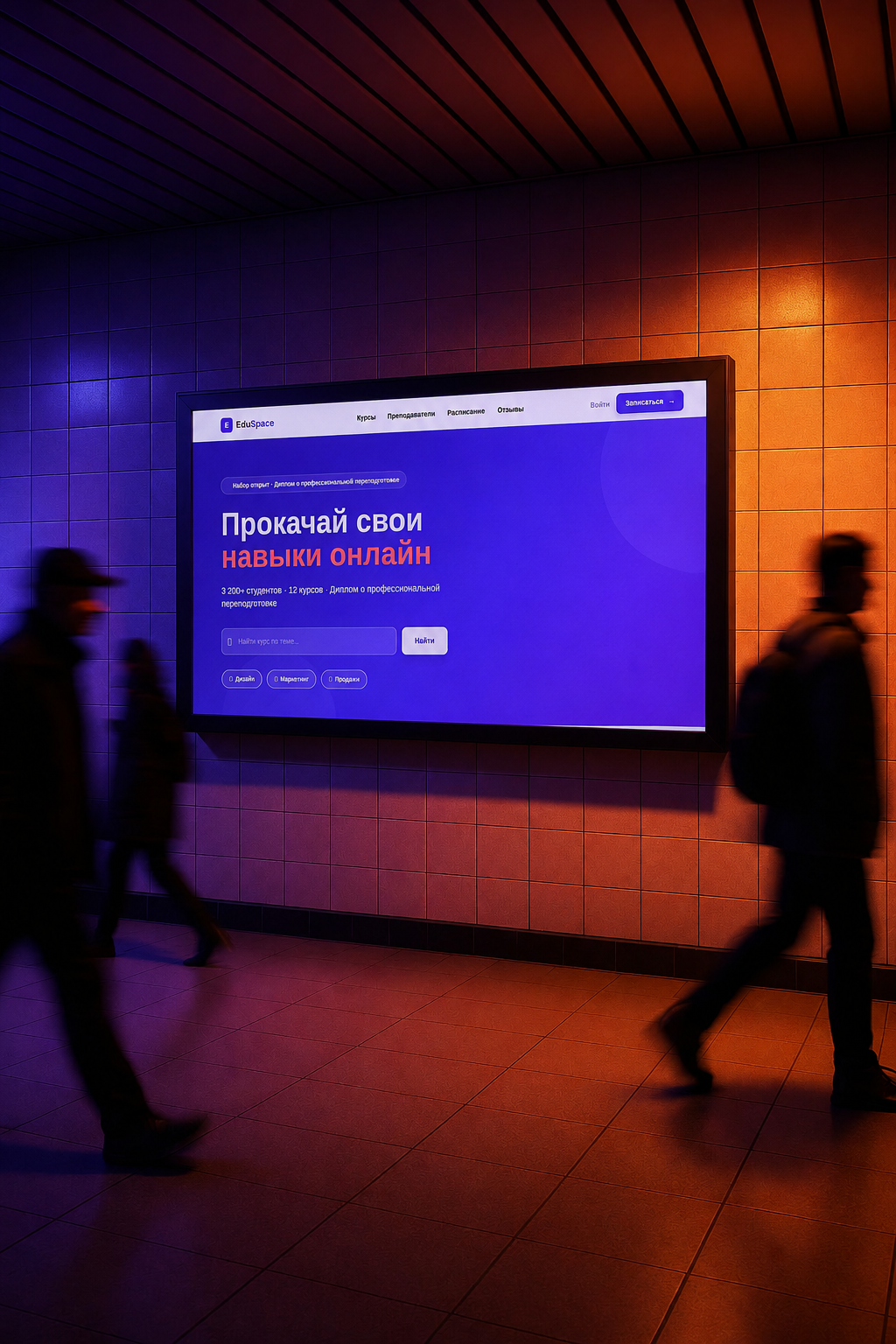 Образовательная платформа для продажи онлайн-курсов с личным кабинетом и прогрессом