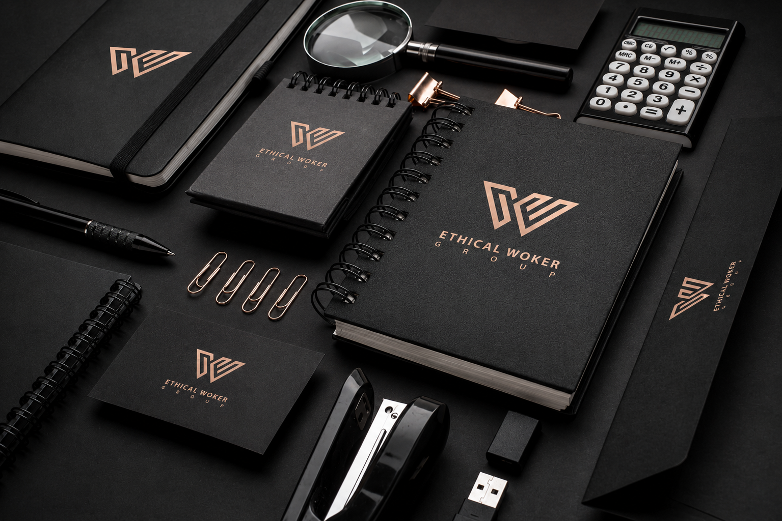 Дизайн фирменного стиля Ethical Woker Group