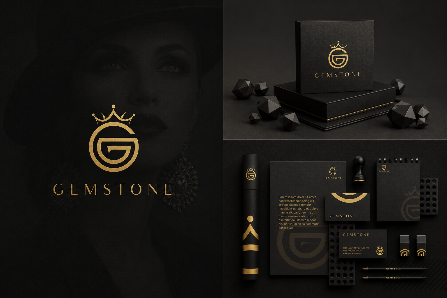 Дизайн фирменного стиля Gemstone