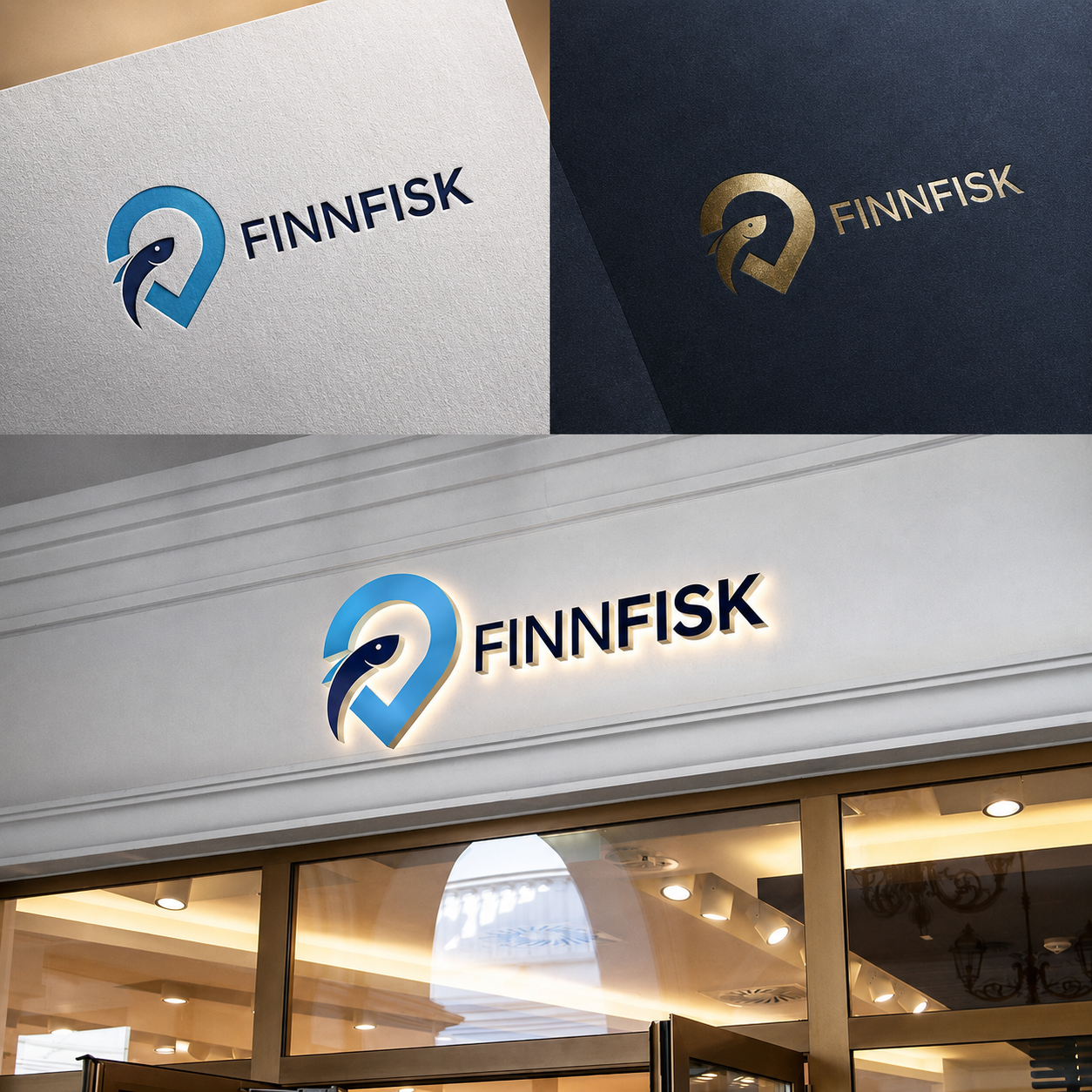 Разработка логотипа для компании FINNFISK