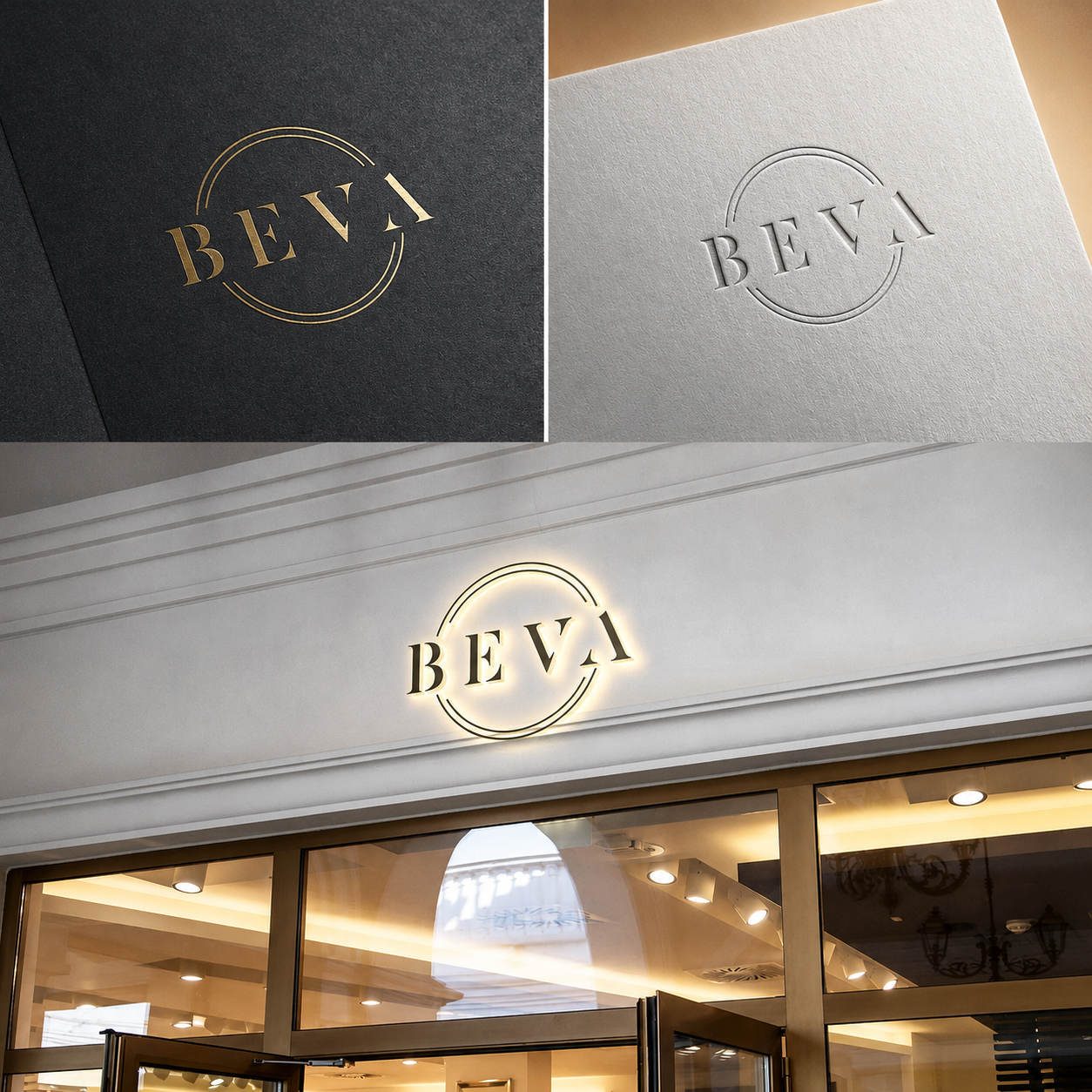 Разработка логотипа для компании BEVA
