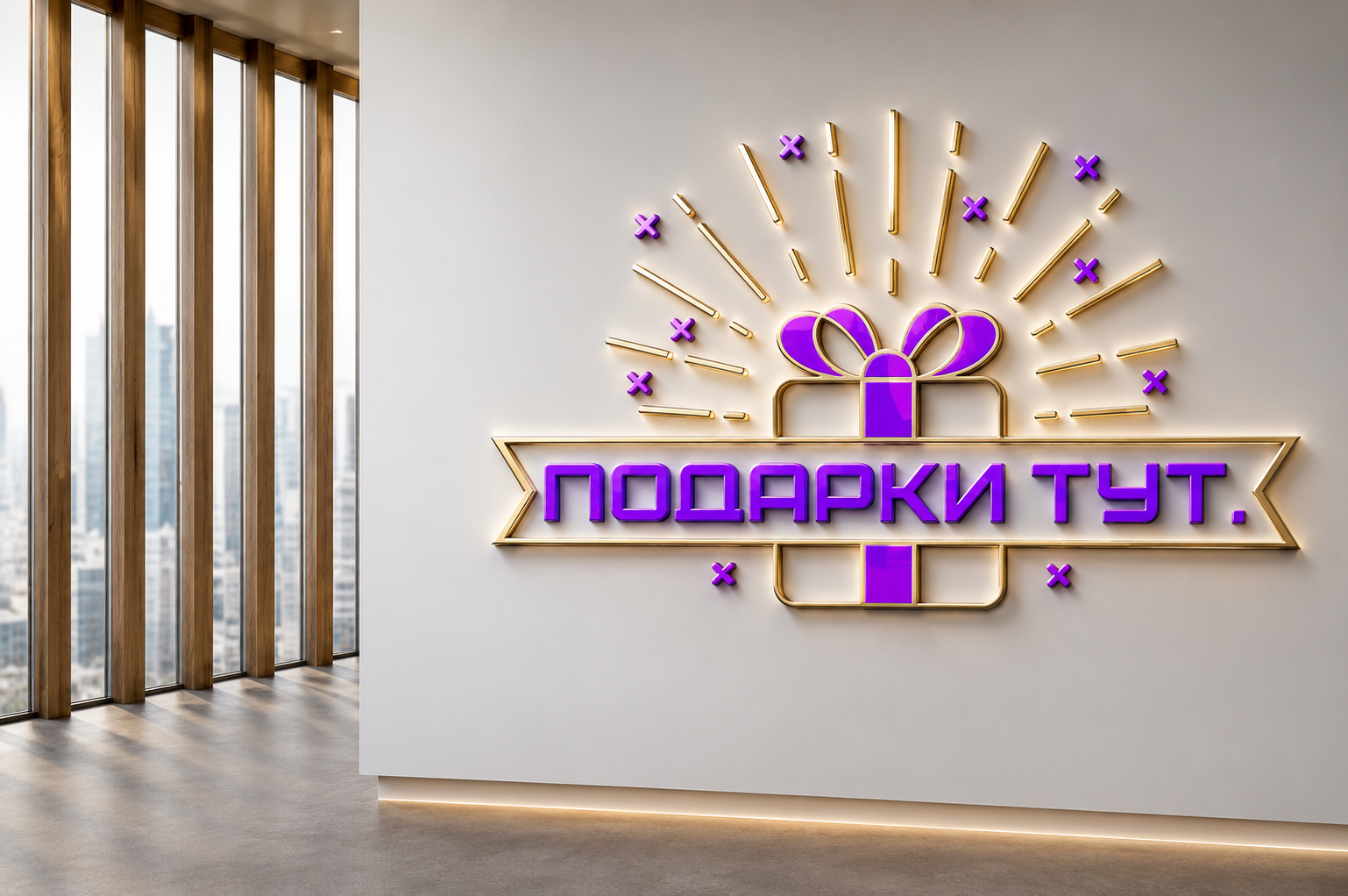 Разработка логотипа для магазина подарков
