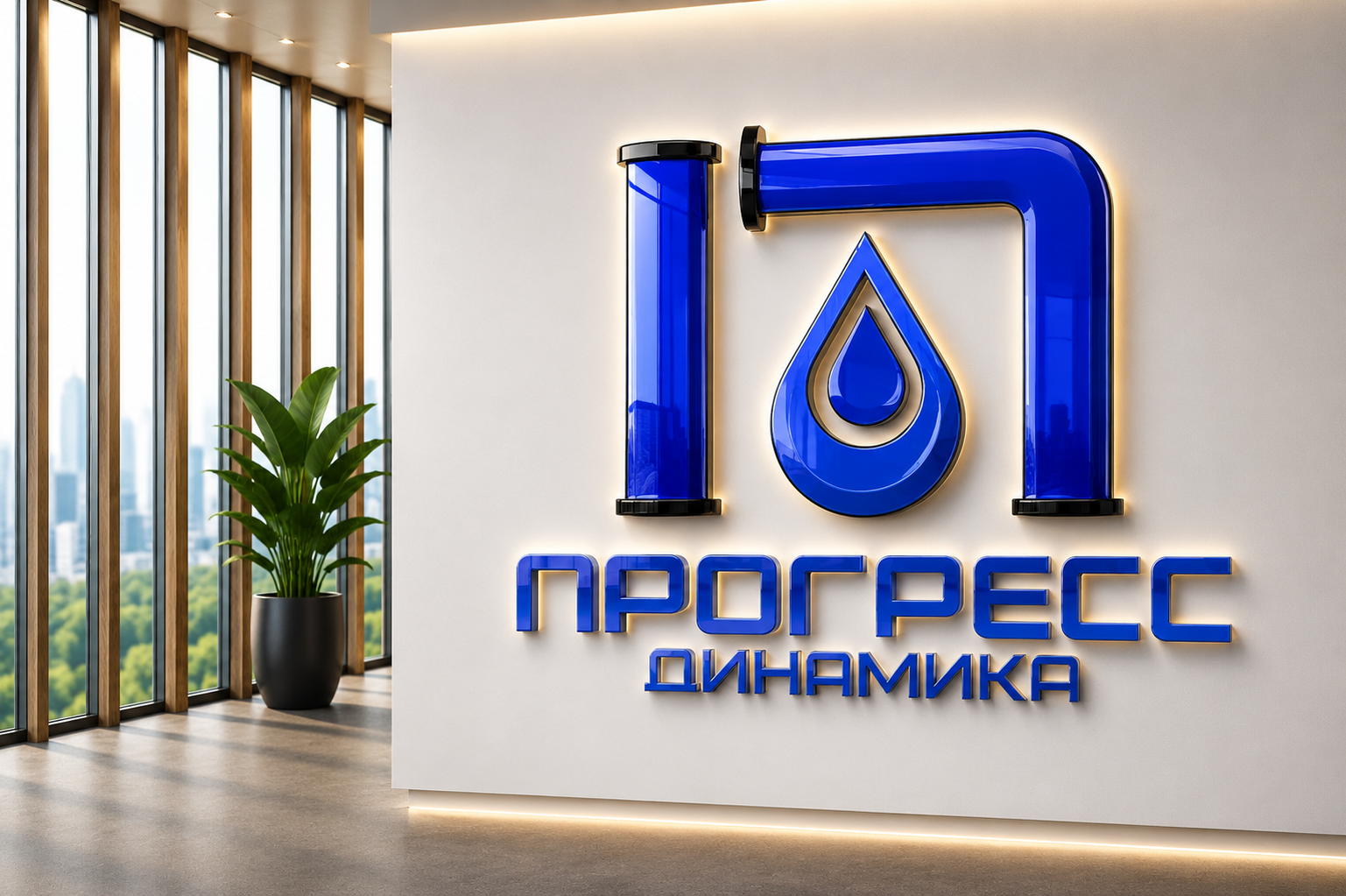 Разработка логотипа для компании отопления и водоснабжения