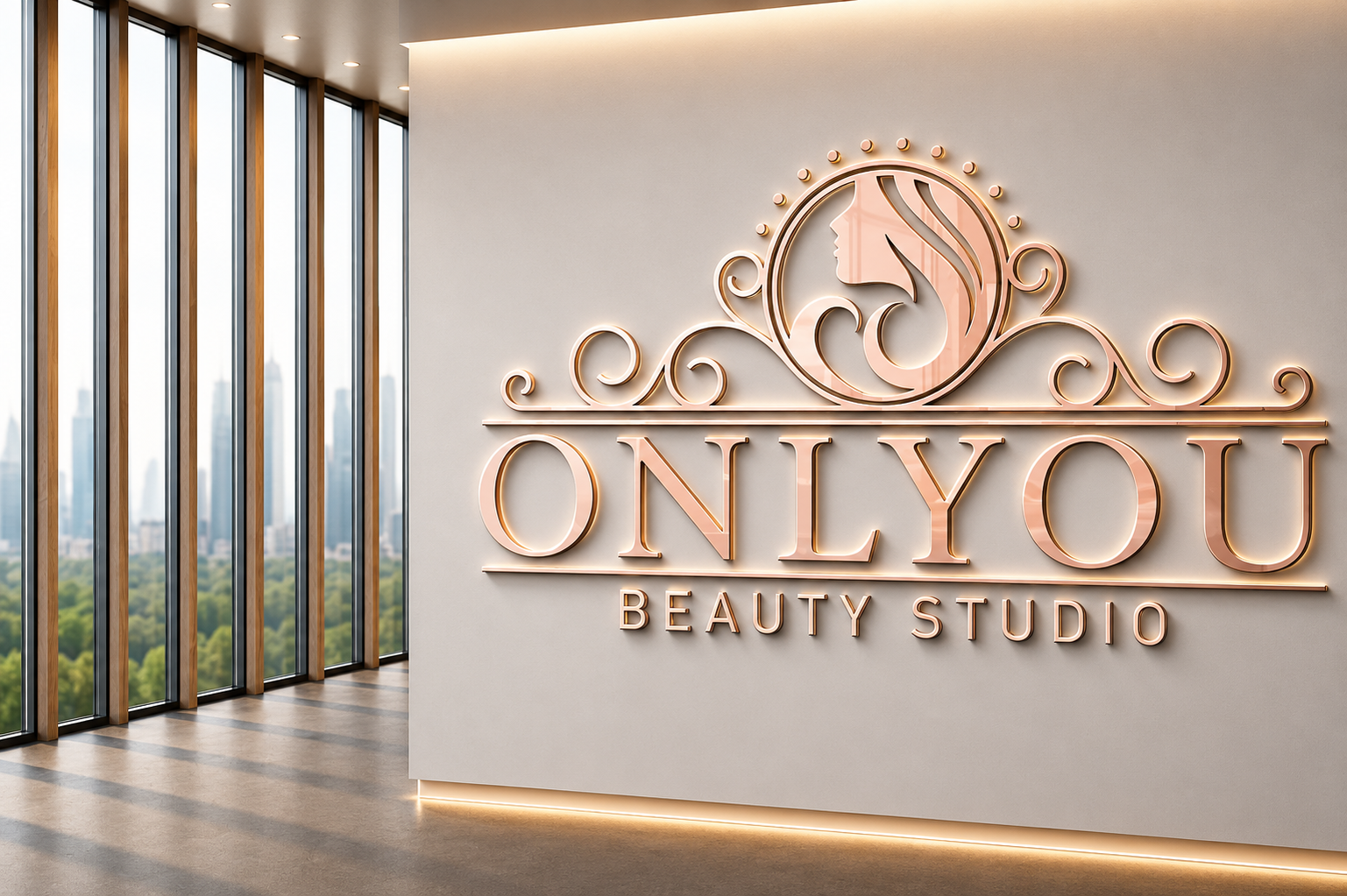Разработка логотипа для компании ONLYOU