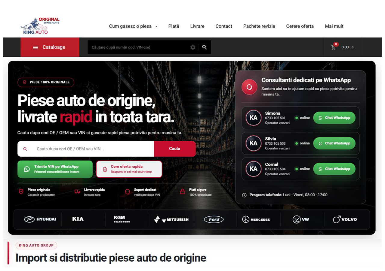 Интернет-магазин автозапчастей Kngauto.ro