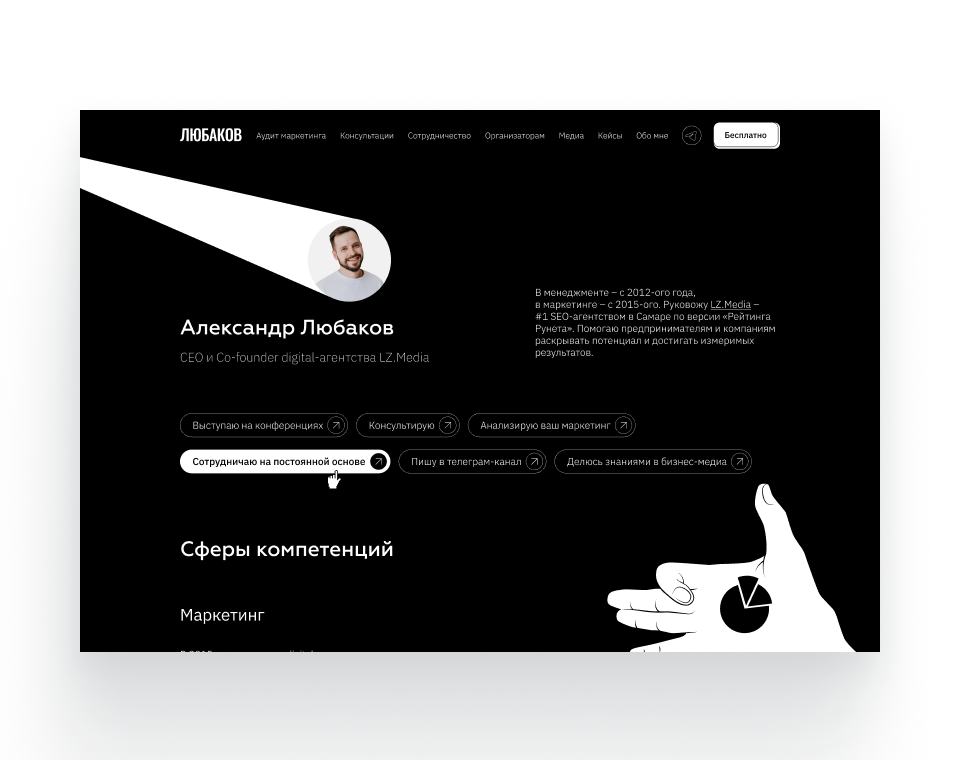 Личный сайт-портфолио